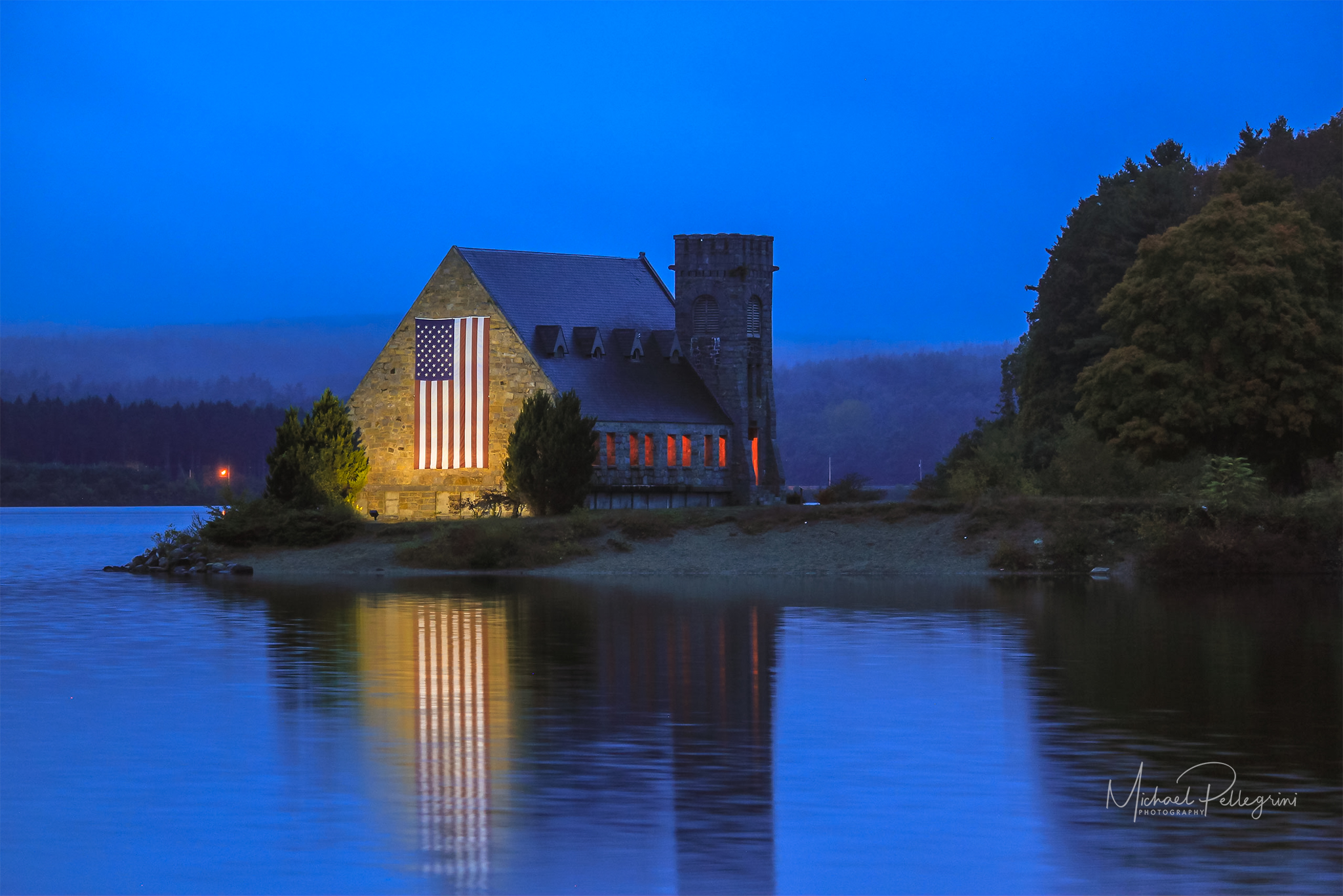 Old Stone Church In The Morning