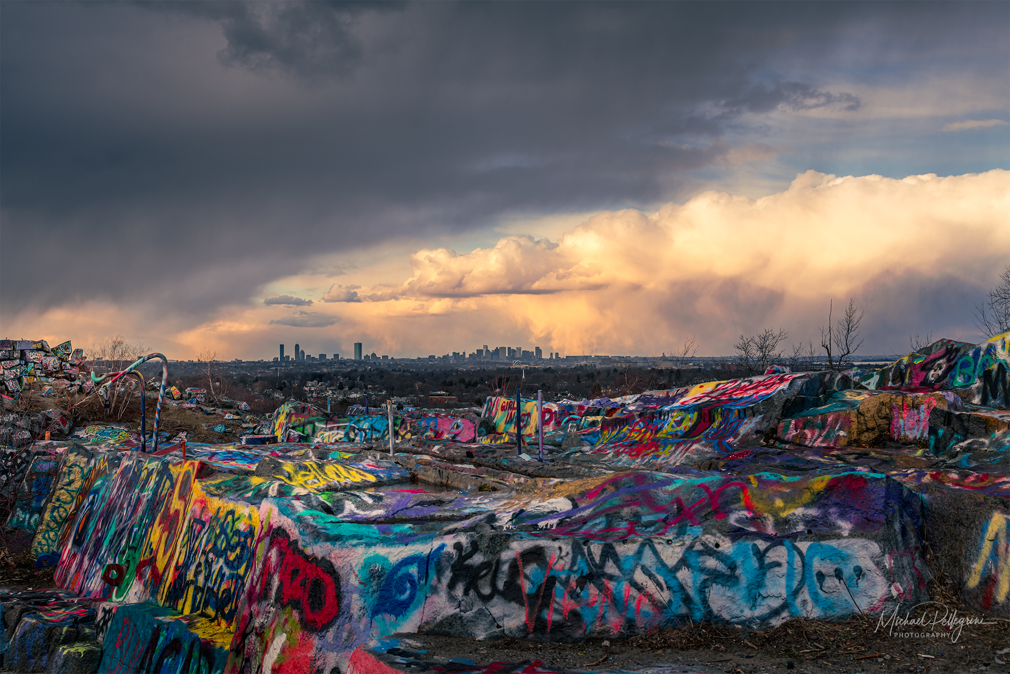 Boston from the Quarries