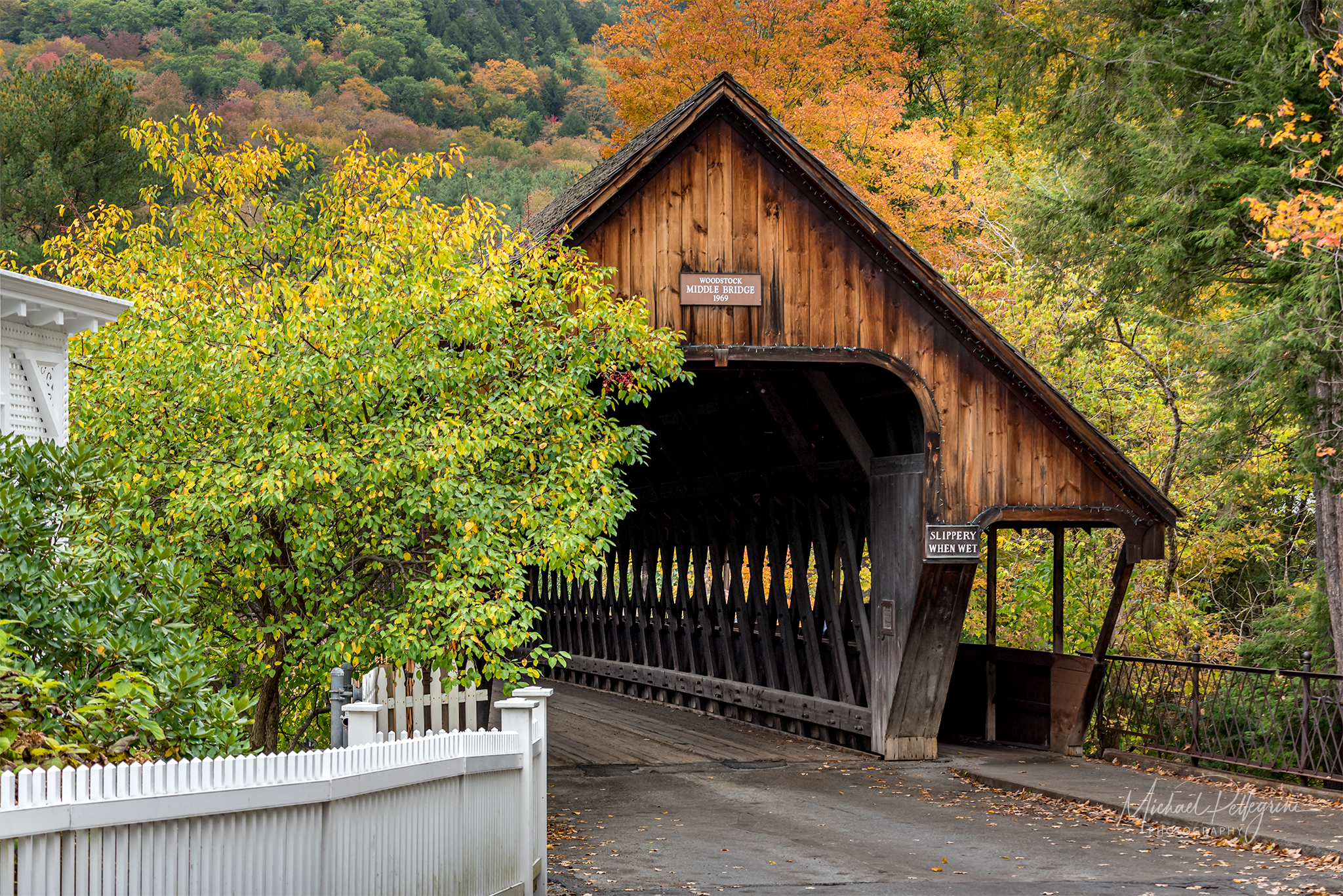 Middle Covered Bridge Early Fall