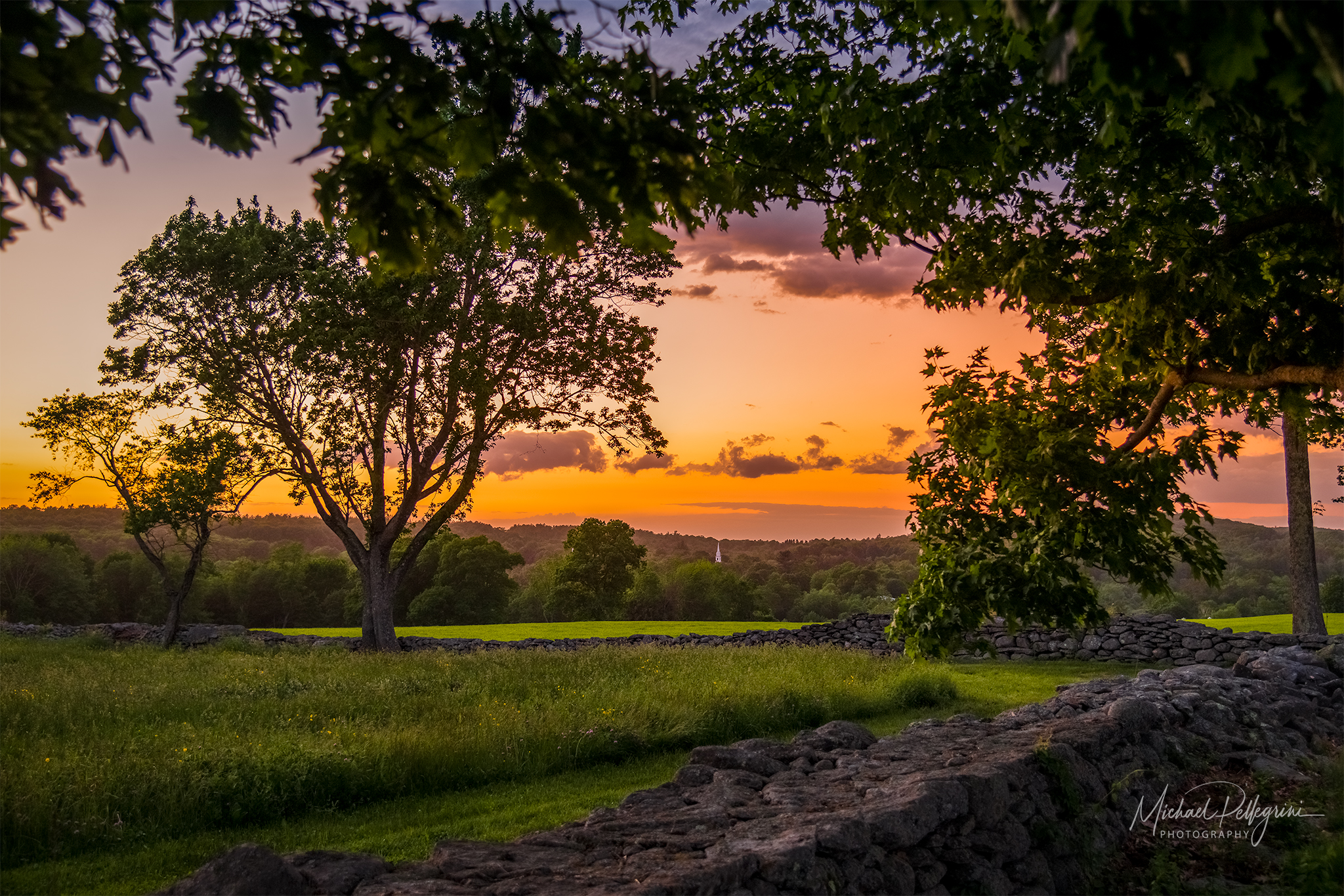 Sunset Over Hardwick